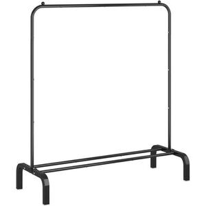 Clothes Rack Metal Rack with Bottom Shelf Garment Rack for Hanging Clothes